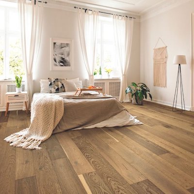 hardwood floors in a Lewes bedroom